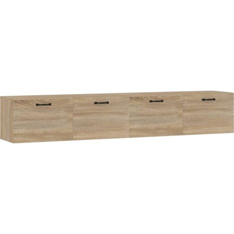 Maison Exclusive - Mobili Parete 2 pz Rovere Sonoma 100x36,5x35 cm in Multistrato (1/5)