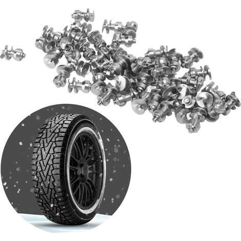 Fünfzig universelle Antirutschstollen für Auto-, LKW-, Geländewagen-, Motorradreifen usw. (50 Stück pro Packung) (JX135) (1/5)
