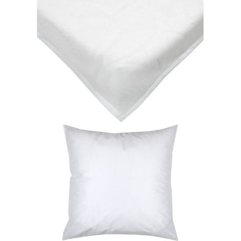 Kit de literie jetable protège matelas et oreiller 90 x 190 cm Miley (1/4)