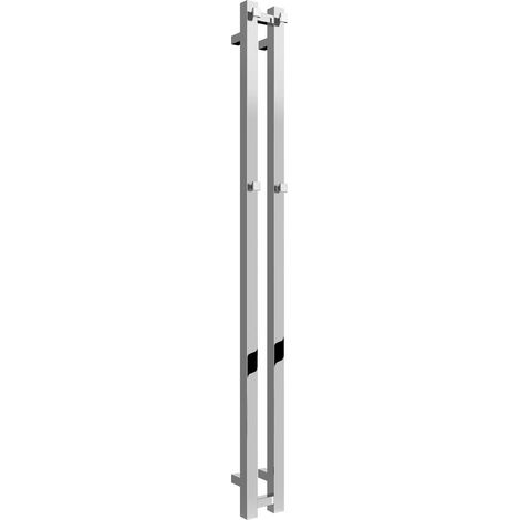 Reina Todi Designer Heated Towel Rail 1200mm H x 108mm W Chrome (1/5)
