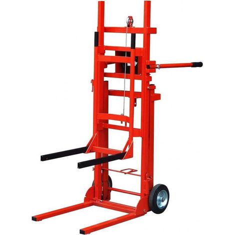 Outifrance – Lève chauffe-eau 8837613 – Charge max 150kg – Hauteur maxi 1900mm – Bâti acier avec poignées repliables