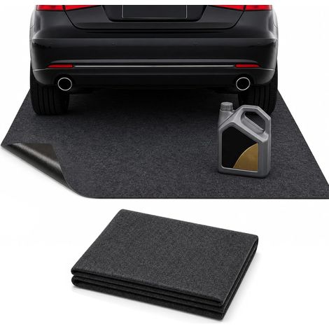 Tapis de Garage 100x200 cm, Tapis de Protection de Sol pour Moto (1/5)