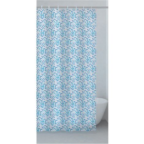 Gedy Tenda Doccia G-Pool in PEVA Azzurro con Disegni 120x200 cm