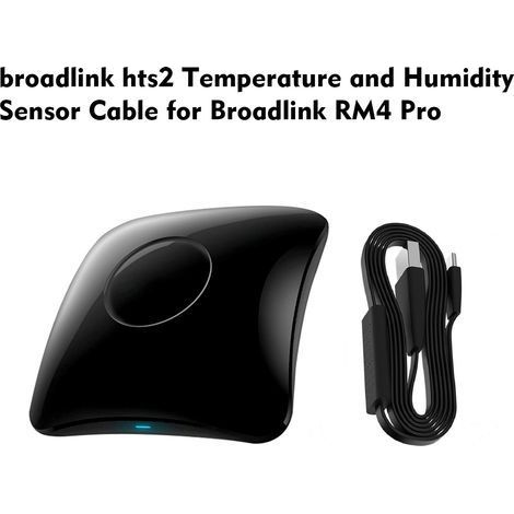 Câble Capteur Température et Humidité pour BroadLink RM4 Pro – Noir, Prêt à Brancher, Compatible App