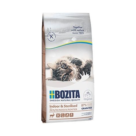 Bozita Indoor&Sterilized Grain free Renna 10kg