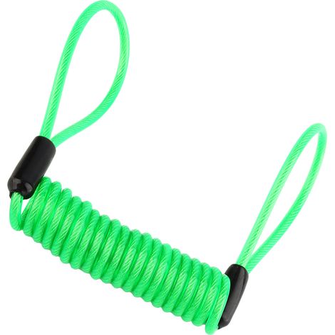 Verrouillage antivol disque avec câble de sécurité, pour moto, scooter, vélo, alarme sonore, protection antival (1/5)