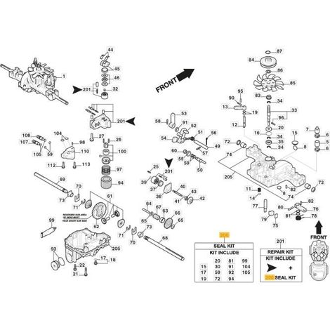 KIT GUARNIZIONI ORIGINALE STIGA - 1139-2746-01