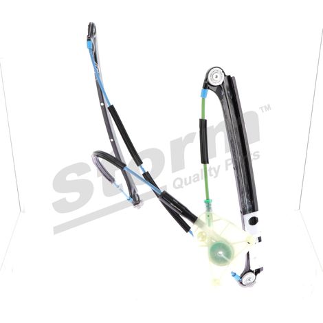 Mécanisme de lève-vitre avant gauche compatible Audi 8P3837461 (1/4)