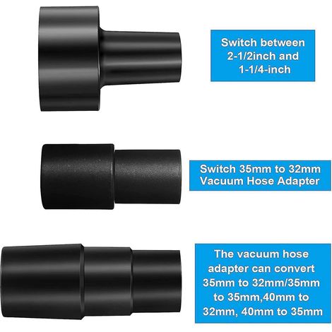 Accessoire d'aspirateur réducteur d'inverseur universel pour aspirateur sec et humide 6 pièces (1/4)