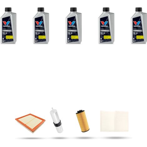 Kit tagliando 4 FILTRI e 5L OLIO compatibile con Bmw serie 2 (F45,F46) 216 d 85kw dal 2014 (1/5)