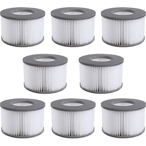 Filtre Spa Lite pour mspa,Filtre pour mspa Lite, pour MSPA Whirlpoal Filter - Cartouches filtrantes pour sous - Bateaux et Spa Chauds - Modèle à partir de 2020 (8 pièces.) (1/5)