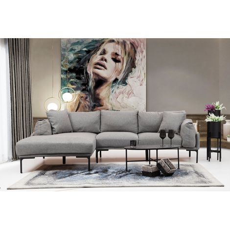 Ecksofa links Leo Grey (1/5)
