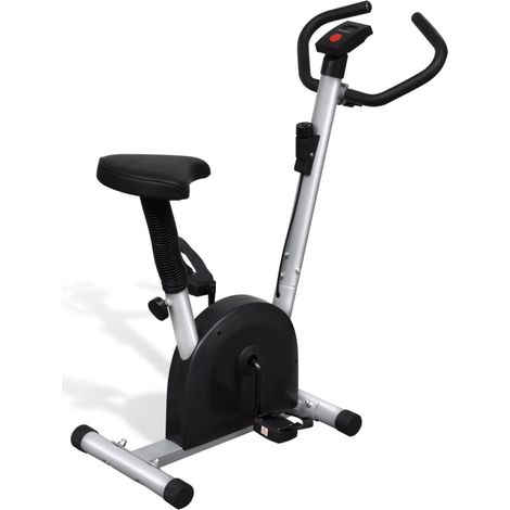 Design In – Vélo d'appartement compact avec écran LCD – Résistance réglable – Poids max 100 kg – Pédales antidérapantes – Courroie silencieuse - CFW77992