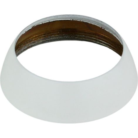 Tapón bajo palanca de repuesto en metal blanco mate para mezcladores Paffoni ZCAP034BO  Blanco mate