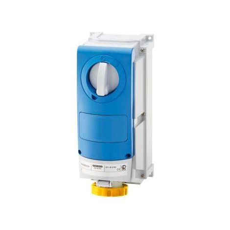 PRISE BL.IP66 A.F.2P+T 32A 110V 4H DIR GEWISS GW66512