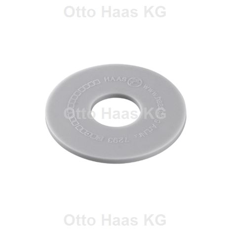 HAAS Silikon-Heberglocke Dichtung Spülventil 7293 innen 20,5 mm/außen 58 mm für Jomo, grau