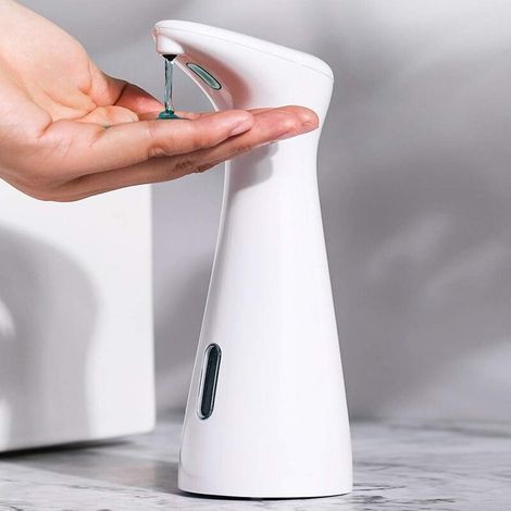 Distributeur de Savon Automatique,Distributeur Savon Liquide AutomatiquTouchless avec Capteur Infrarouge pour Cuisine/Salle de Bain (1/5)