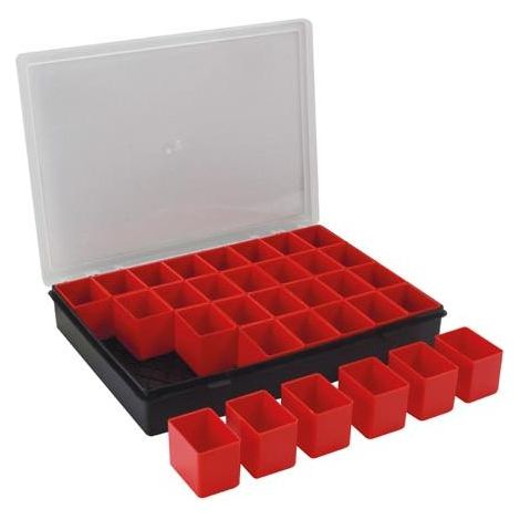 - Organizer - 330 x 247 x 54 mm - 32 contenitori rimovibili - 4,4 L (1/4)