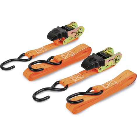 LAS Spanngurt 10300, 2 Stück, 500x2,5 cm, 250 daN, TüV/GS