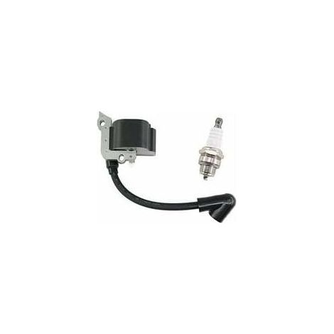 Bobine d'allumage avec bougie pour débroussailleuses STIHL FS38 FS55 HL45 HS45 – Démarrage facile – Performance optimale – Accessoires compatibles (1/5)