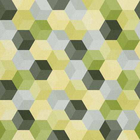 Outdoor dekostoffe oxford - Motiv geometrisches Sechseck (1/5)