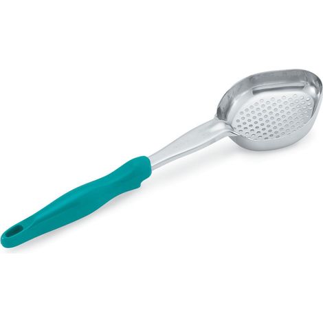 Cuillère Spoodle® Ovale Perforée Couleur Vert 10,7 x 9,8 cm - Pujadas