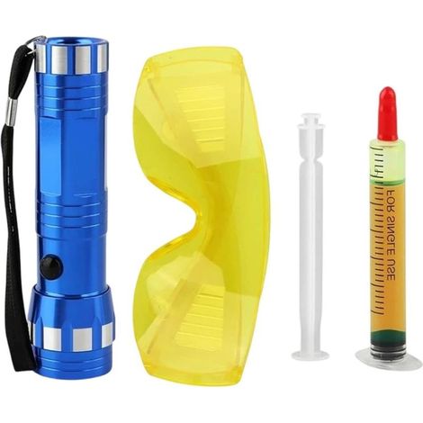 Lampe UV Climatisation  détecteur protecteur précis - détection de fuites d'air,Pour Radiateur Automobile Réfrigérateur Diesel Transmission Évaporateur Compresseur Système De