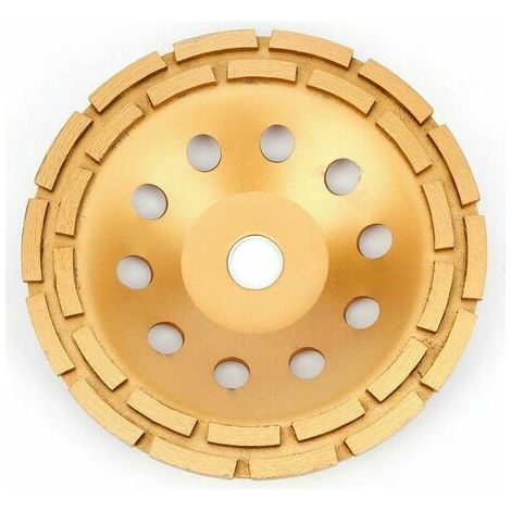 LUCKY-88 Diamant Meule 230 x 22,2 mm - Turbo Diamant Meule Boisseau pour Béton, Granit, Pierre (1/5)