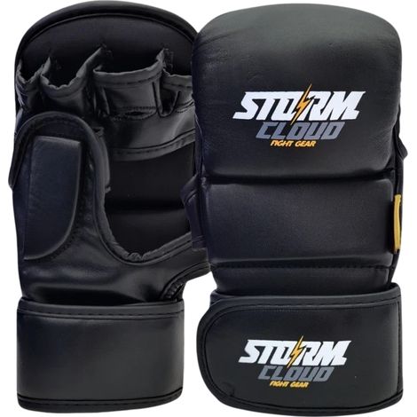StormCloud MMA Sparringhandschuhe 7oz Rookie Schwarz/Weiß XL (1/5)