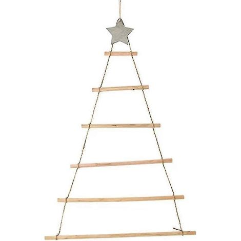Sapin de Noël en bois à faire soi-même, décoration murale en bois pour le Nouvel An, ornements pour la maison[hs] (1/5)