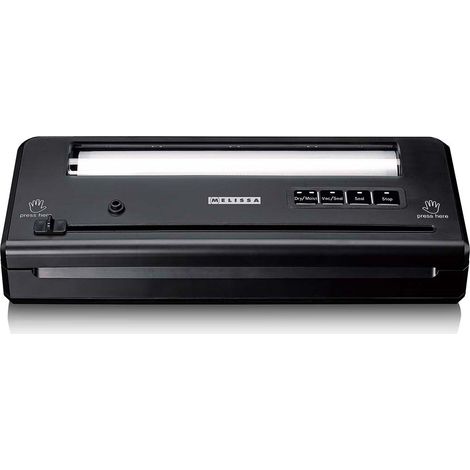 Macchina per sottovuoto, secco e umido, 65 kPa, saldatura da 28 cm, nera (1/5)
