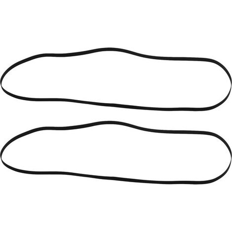 SPHProducts Ersatzriemen für Plattenspieler Gummiriemen 320 mm Länge Schwarz Phono-Mechanismus-Riemen 2 Stück Geeignet für Plattenspieler (1/5)