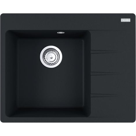 Franke Einbauspüle Centro CNG 611-62 A Fragranit Black Matt Becken links (1/3)