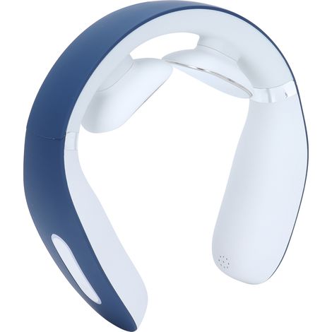 Massageur Cervical USB Mini Intelligent Pulsé Thérapie Épaulas Bleu