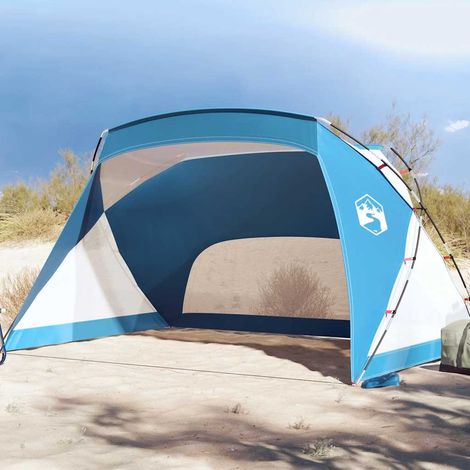 Strandzelt Azurblau 274x178x170/148 cm 185T Polyester (1/5)