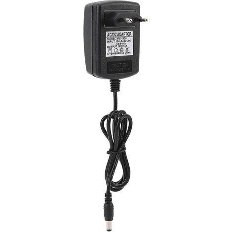 Adaptateur secteur 15 V CC 3 A, câble de charge 5,5 mm x 2,5 mm pour haut-parleur, enseigne lumineuse LED, bande lumineuse, module d'éclairage, prise UE, 93 cm (1/4)