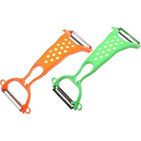 1pc 2-tête Légumes Peeler, Pommes De Terre Carotte Grater Cutter Râpe Éminceur Peeling Machine, Outils De Cuisine