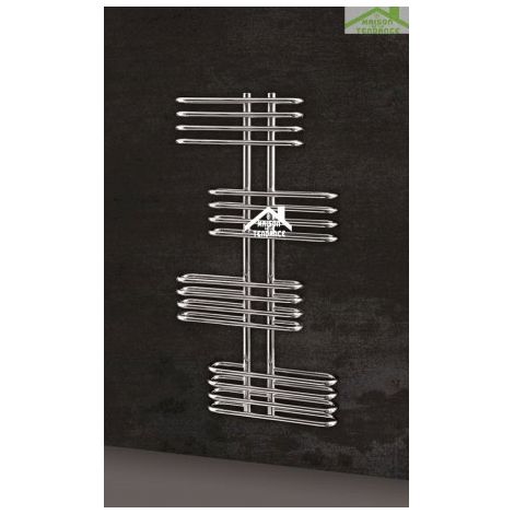 Radiateur sèche-serviette design vertical EDEN 50x120 cm en chrome (1/3)