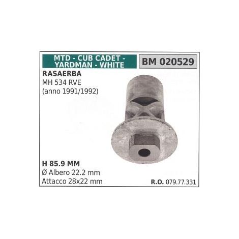 Supporto mozzo portalama rasaerba tagliaerba MH 534 RVE MTD 020529