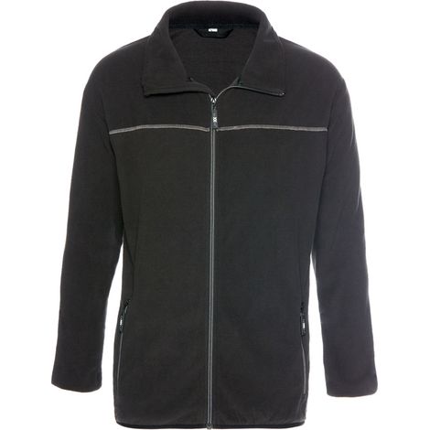 Arbeitsjacke Microfleece-Jacke BERGEN schwarz Größe L