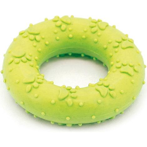 Anillo verde de 7 cm, duro y duradero.