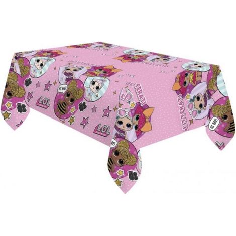 Nappe en Plastique 120 x 180 cm, Rose