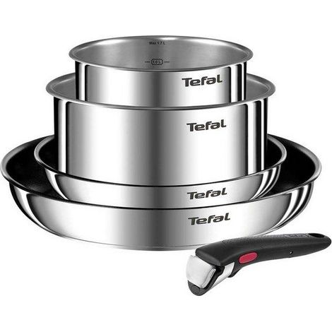 Tefal Ingenio Emotion Set aus 5 Teilen Edelstahl Silber