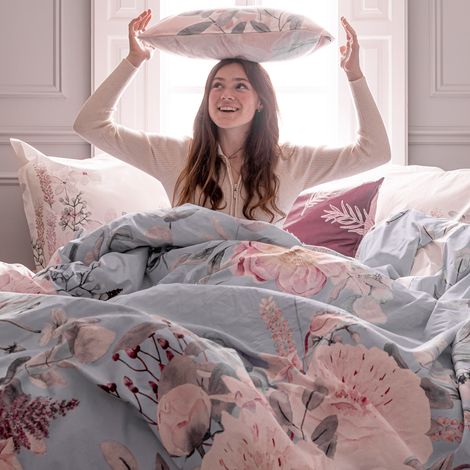 Housse de couette bouquet doux 260x240 cm (lit 180/200) (1/5)
