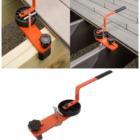 Outil de terrasse universel professionnel haute efficacité, redresseur-plieur de lames de terrasse en métal pour la maison