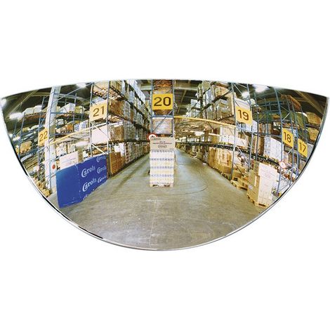 Specchio per carrello elevatore H128xW258mm Campo visivo di 180 gradi 1m SPL
