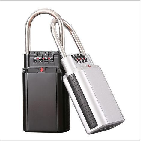 1PCS Key Box, Silver Coded Key Box, Storage Combination Safe, Secure ...
