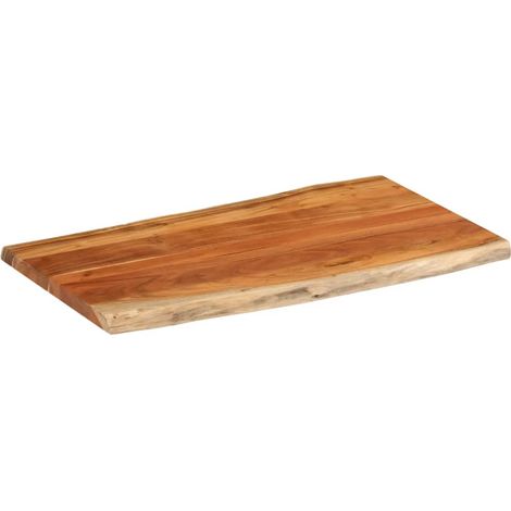 Maison Exclusive - Piano Tavolo 110x60x3,8 cm Rettangolare Legno Acacia Bordi Vivi