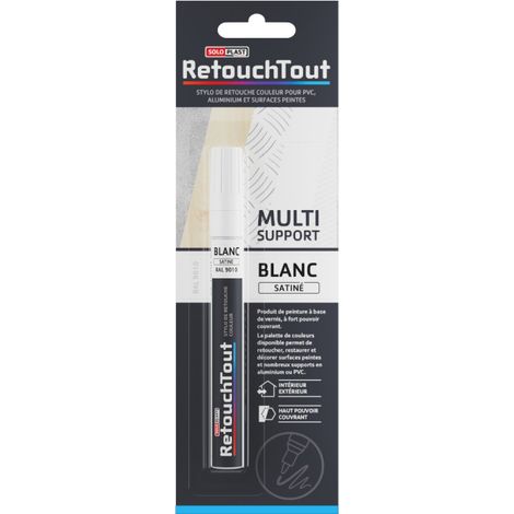 Stylo retouche couleur SOLOPLAST - Blanc satiné - 10ml