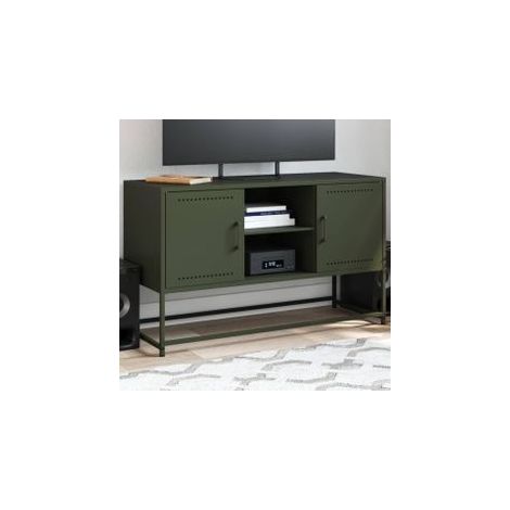 Buffet haut blanc 36x39x107 acier (1/5)